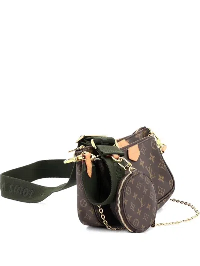 Pre-owned Louis Vuitton Multi Pochette Accessoires Monogram Canvas Crossbody Bag In Brown