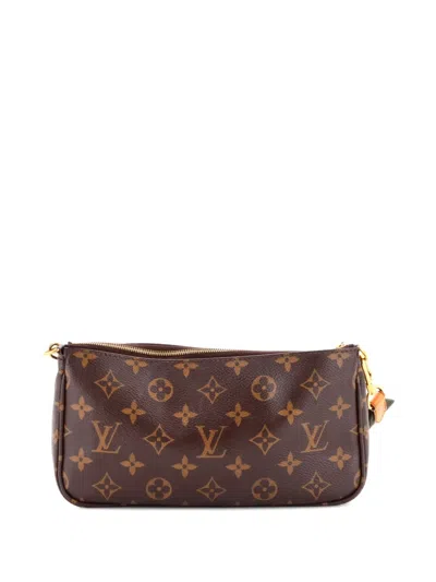 Pre-owned Louis Vuitton Multi Pochette Accessoires Monogram Canvas Crossbody Bag In Brown