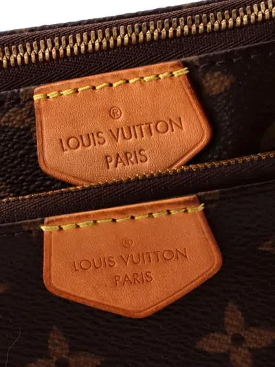 Pre-owned Louis Vuitton Multi Pochette Accessoires Monogram Canvas Crossbody Bag In Brown