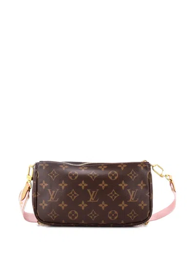 Pre-owned Louis Vuitton Multi Pochette Accessoires Monogram Canvas Crossbody Bag In Brown