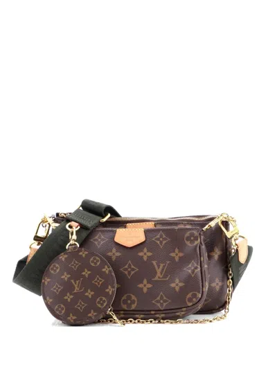 Pre-owned Louis Vuitton Multi Pochette Accessoires Monogram Canvas Crossbody Bag In Brown
