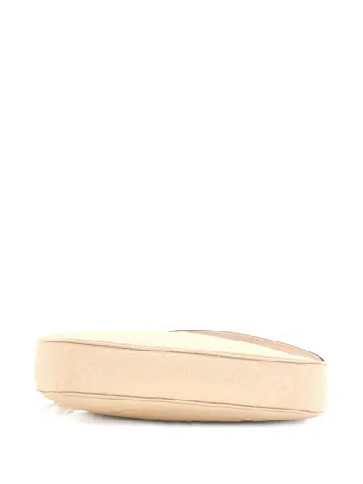 Pre-owned Louis Vuitton Multi Pochette Accessoires Monogram Empreinte Giant Crossbody Bag In Neutral