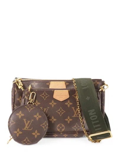 Pre-owned Louis Vuitton Multi Pochette Accessoires Monogram Shoulder Bag In Brown