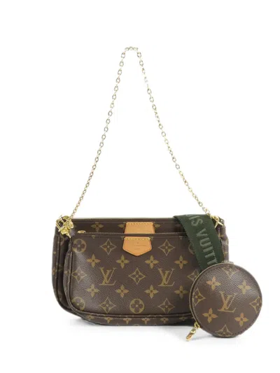 Pre-owned Louis Vuitton Multi Pochette Accessoires Monogram Shoulder Bag In Brown
