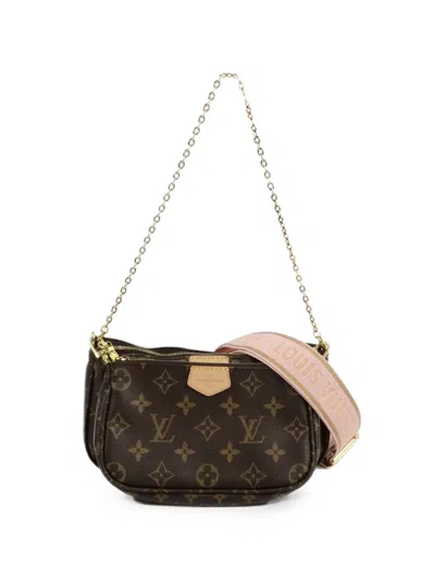 Louis Vuitton Multi Pochette Accessoires Monogram Shoulder Bag In Blue