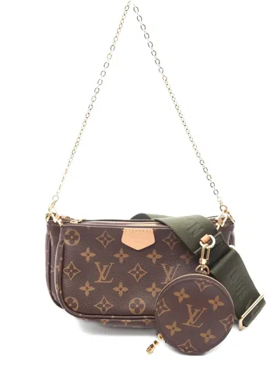 Pre-owned Louis Vuitton Multi Pochette Accessoires Shoulder Bag In Brown