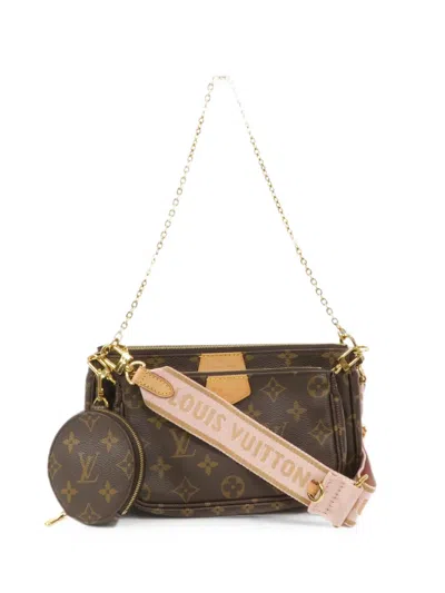 Pre-owned Louis Vuitton Multi Pochette Accessoires Shoulder Bag In Brown