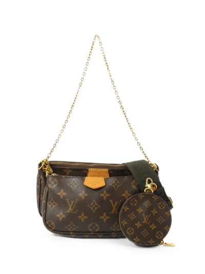 Pre-owned Louis Vuitton Multi Pochette Accessoires Shoulder Bag In Brown