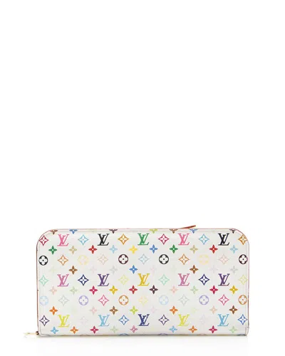 Pre-owned Louis Vuitton Multi, White Coated Canvas, Leather Insolite Wallet (authentic  Pre-loved)