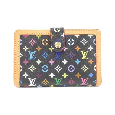 Pre-owned Louis Vuitton Multicolor Black Gold Multi-color Coated Canvas Wallet (bi-fold) ()