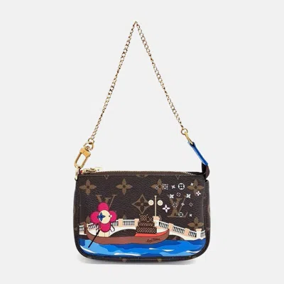 Pre-owned Louis Vuitton Multicolor Coated Canvas Monogram Mini Pochette Accessory Bag