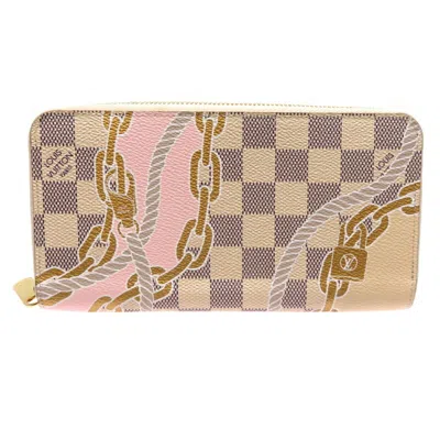 Pre-owned Louis Vuitton Multi-color Damier Azur Long Wallet (bi-fold) ()