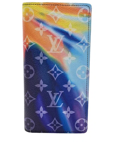 Pre-owned Louis Vuitton Multicolor Monogram Coated Canvas Sunset Brazza Wallet  (authentic Pre-loved)