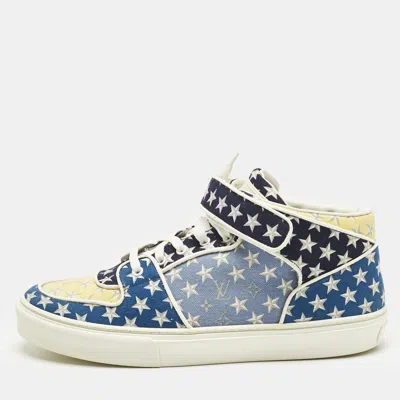 Pre-owned Louis Vuitton Multicolor Monogram Stars Canvas Acapulco Sneakers Size 42.5