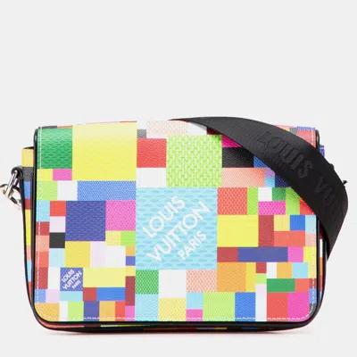 Pre-owned Louis Vuitton Multicolor Multicolor Damier Graphite Studio 3d Messenger Bag