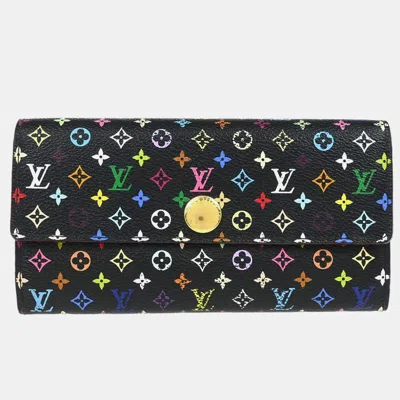 Pre-owned Louis Vuitton Multicolor Portefeuille Sarah Wallet