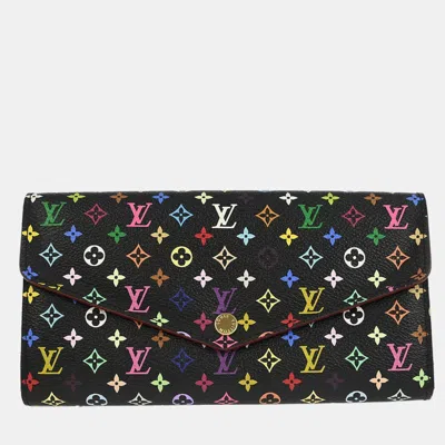 Pre-owned Louis Vuitton Multicolor Portefeuille Sarah Wallet