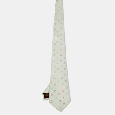 Pre-owned Louis Vuitton Multicolor Print Silk Tie