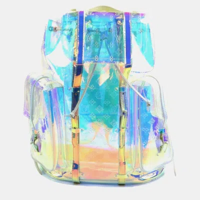 Pre-owned Louis Vuitton Backpack Monogram Prism Christopher Gm Multicolor