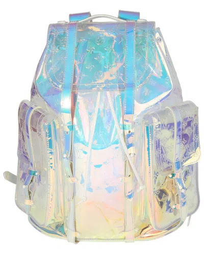 Pre-owned Louis Vuitton Multicolor Pvc X Virgil Abloh Prism Christopher Backpack  (authentic Pre-loved)