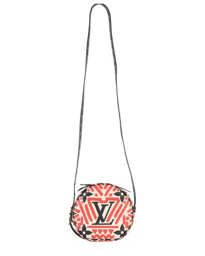 Pre-owned Louis Vuitton Multicolor, Red Coated Canvas Cream Giant Lv Crafty Boite  Chapeau Souple Bag Pm (auth