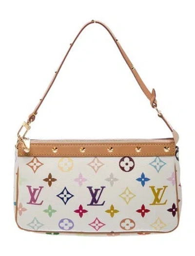 Pre-owned Louis Vuitton Multicolore Monogram Pochette Accessoires In Neutral