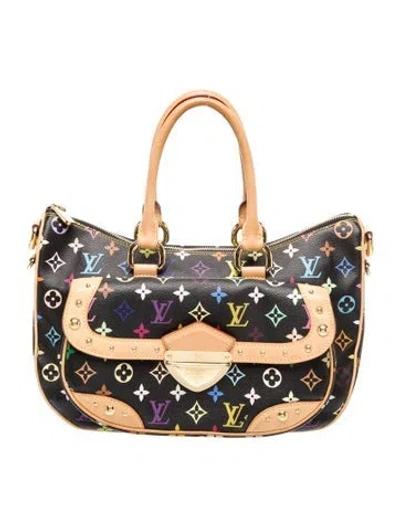 Pre-owned Louis Vuitton Multicolore Monogram Rita In Black