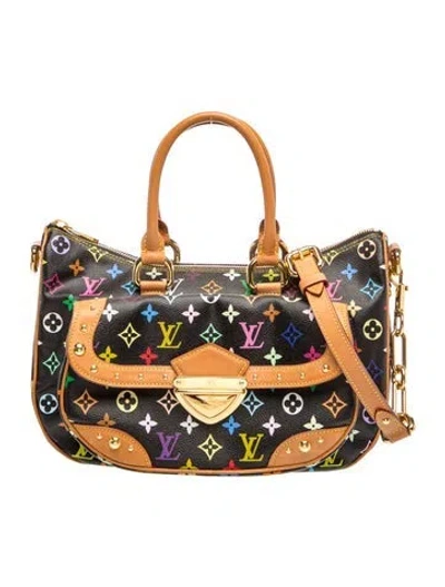 Pre-owned Louis Vuitton Multicolore Monogram Rita In Black