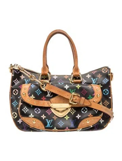 Pre-owned Louis Vuitton Multicolore Monogram Rita In Black