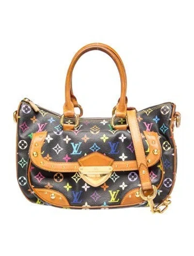 Pre-owned Louis Vuitton Multicolore Monogram Rita In Black