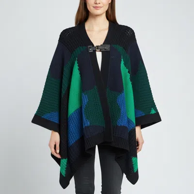 Pre-owned Louis Vuitton Multicolour Crochet Knit Cape One Size