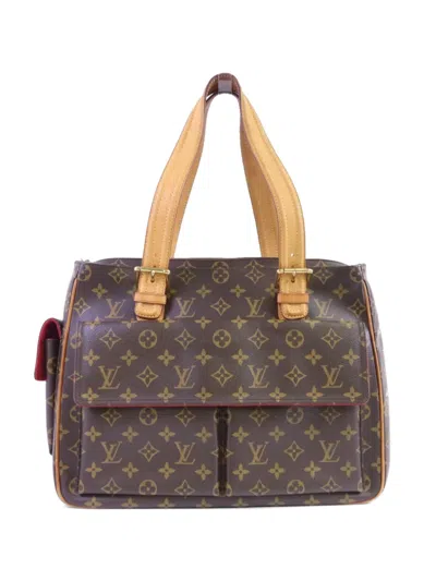 Pre-owned Louis Vuitton Multiple Cite Monogram Tote Bag In Brown