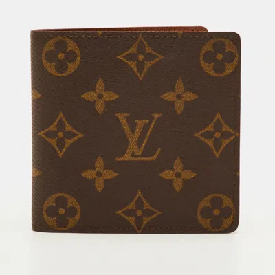 Pre-owned Louis Vuitton Multiple Monogram Canvas Bifold Wallet In Brown