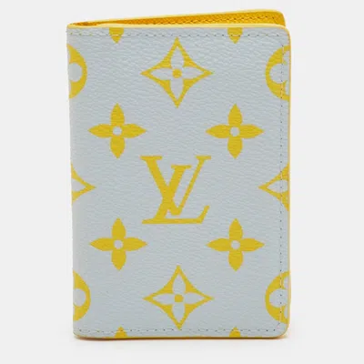 Pre-owned Louis Vuitton Multiple Monogram Canvas Bifold Wallet In Grey