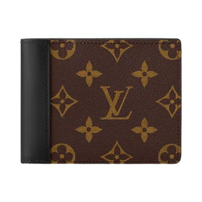 Pre-owned Louis Vuitton Multiple Wallet 'brown Monogram Canvas' | Men's Size Onesize
