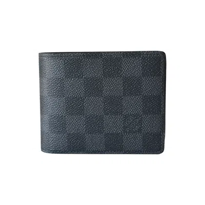 Pre-owned Louis Vuitton Multiple Wallet Damier Cobalt Canvas