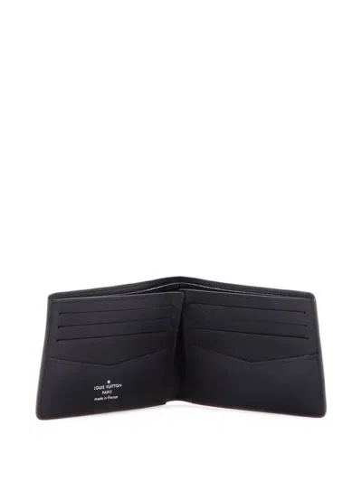 Pre-owned Louis Vuitton Multiple Wallet Damier Graphite Small Wallets In Black