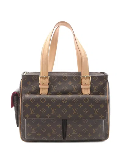 Pre-owned Louis Vuitton Multipli Cite Handbag In Brown