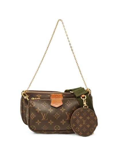 Pre-owned Louis Vuitton Multi-pochette Monogram Shoulder Bag In Brown