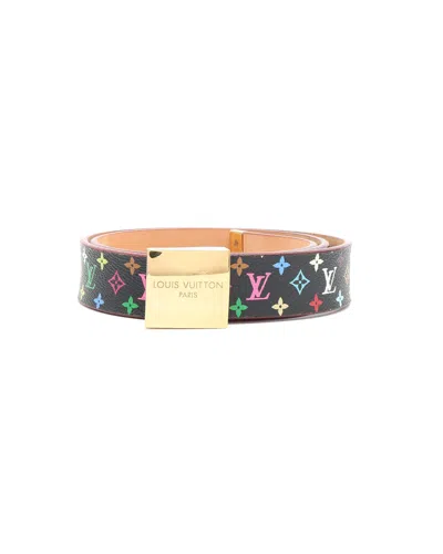 Pre-owned Louis Vuitton Murakami Belt, Size 80 In Multi