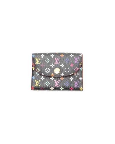 Pre-owned Louis Vuitton Murakami Flap Card Holder In Multi