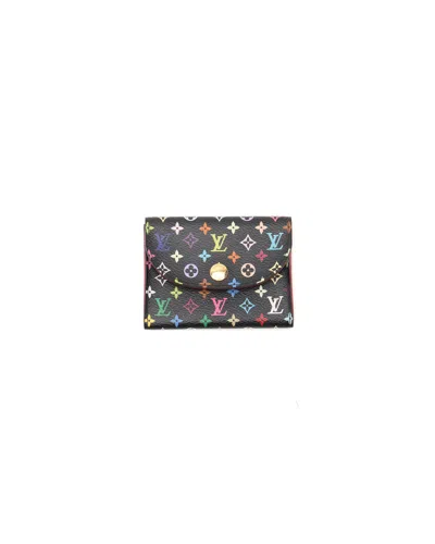 Pre-owned Louis Vuitton Murakami Flap Card Holder In Multi