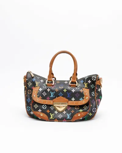 Pre-owned Louis Vuitton Murakami Rita Bag In Black