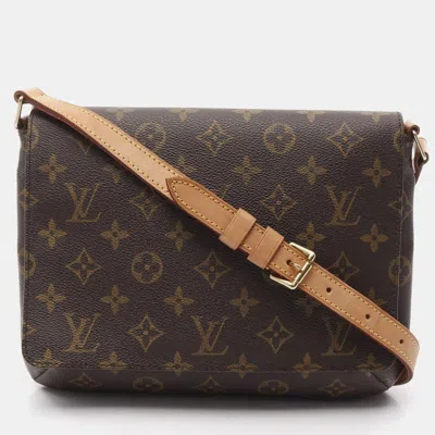 Pre-owned Louis Vuitton Muse Tango Short Strap Shoulder Bag Monogram Leather Brown
