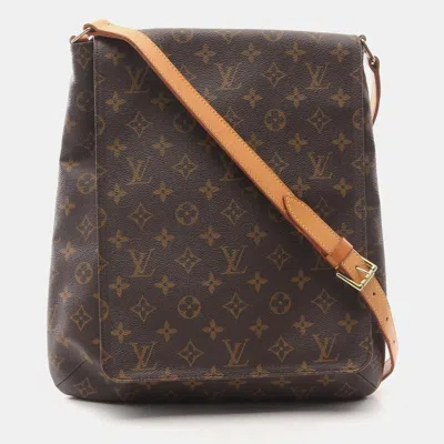Pre-owned Louis Vuitton Muset Shoulder Bag Monogram Canvas Brown