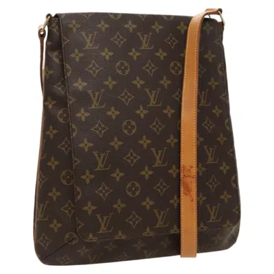Pre-owned Louis Vuitton Musette Brown Canvas Shoulder Bag ()