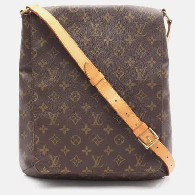 Pre-owned Louis Vuitton Musette Monogram In Brown