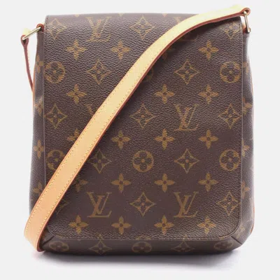 Pre-owned Louis Vuitton Musette Salsa Short Shoulder Bag M51258 Monogram Used Lv Brown