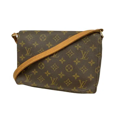 Pre-owned Louis Vuitton Musette Tango Camel Canvas Shoulder Bag ()