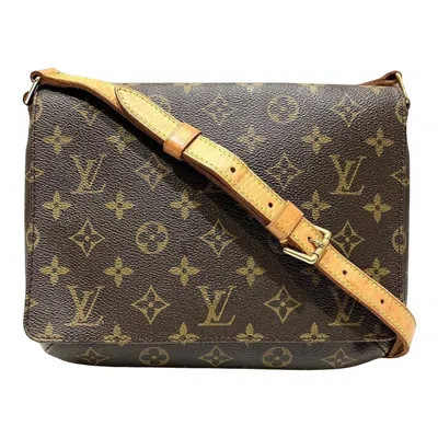 Pre-owned Louis Vuitton Musette Tango Canvas Shoulder Bag () In Brown